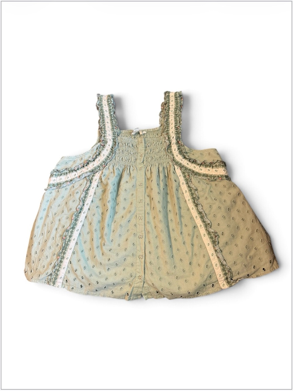 Forever That Girl XL Embroidered Eyelet Tunic Top